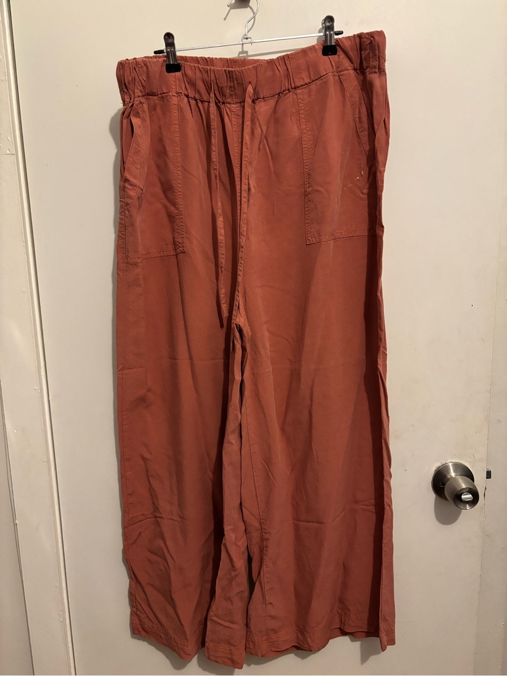 Thread & Supply Women’s Wide-Leg Drawstring Pants - Rust